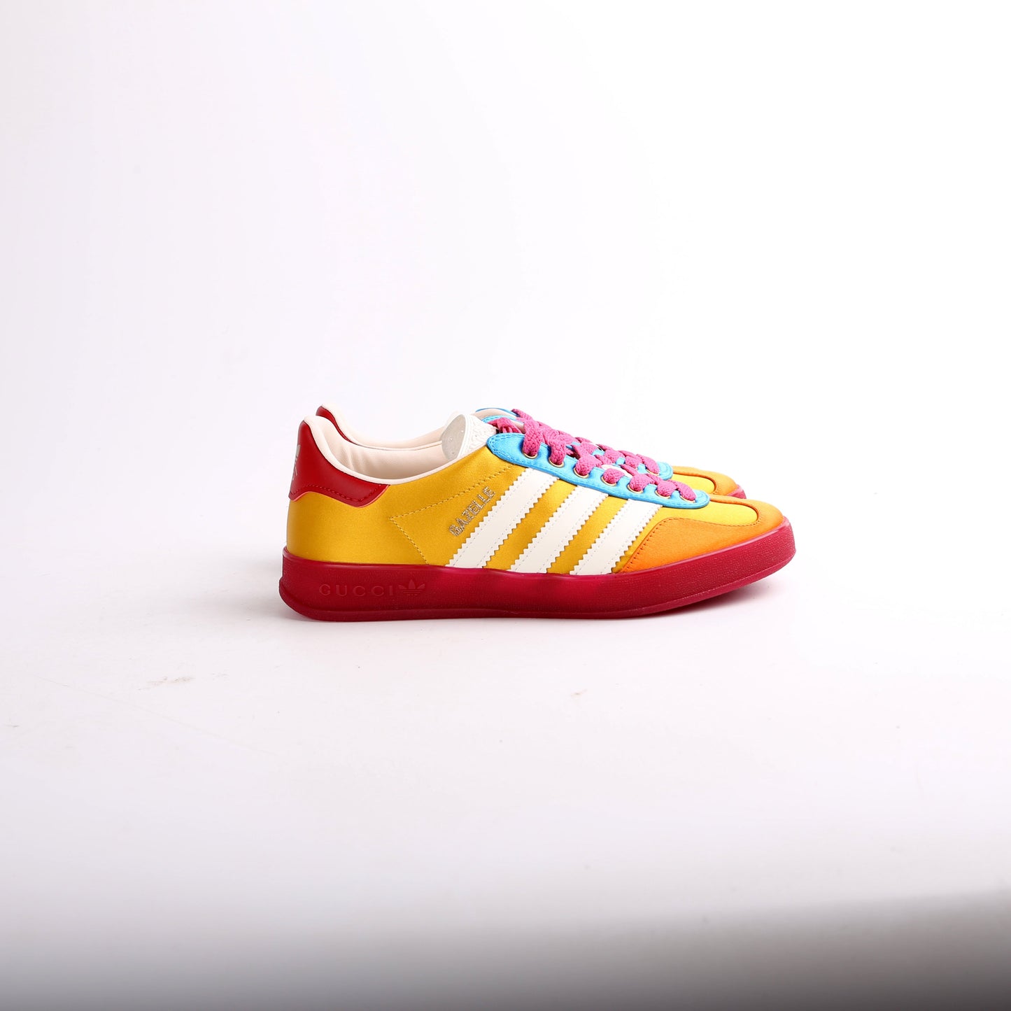 Gucci Adidas X Gucci Gazelle Silk Sneakers Size
