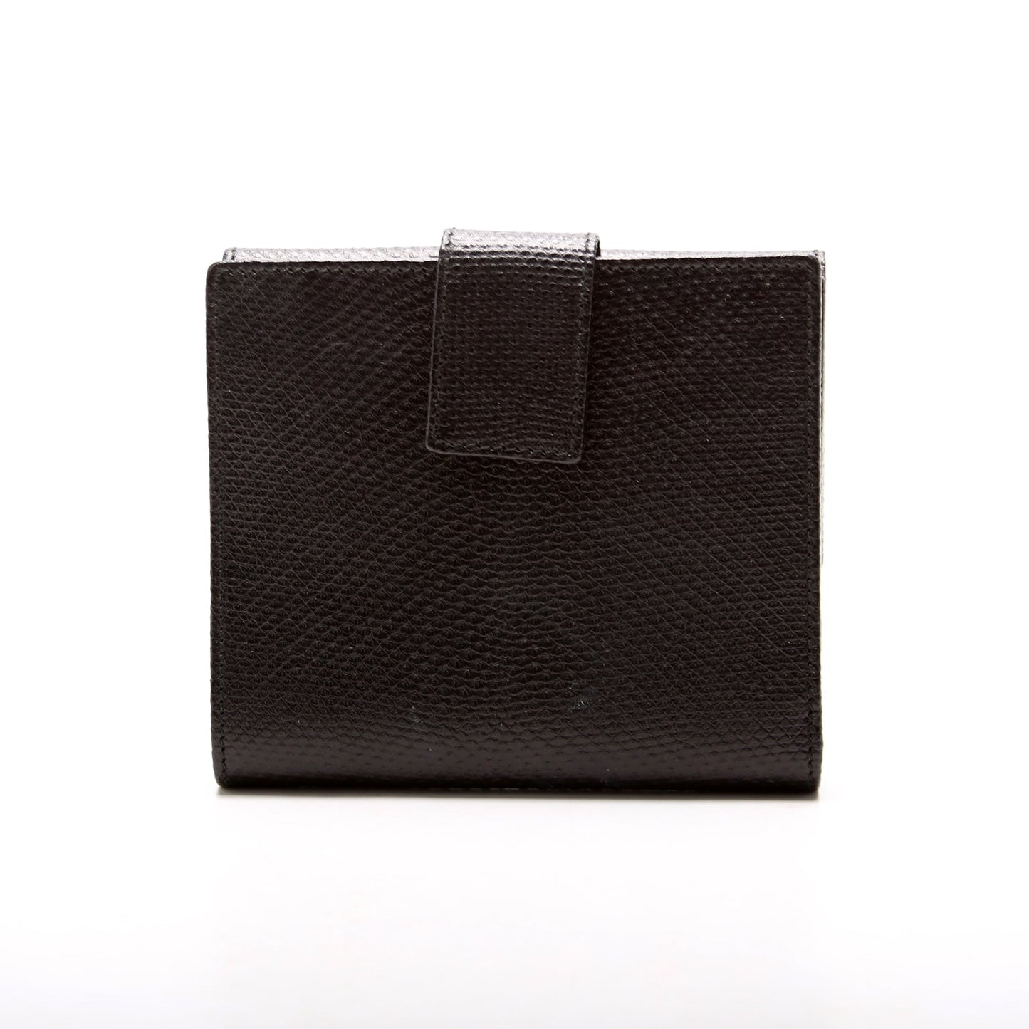 - GG Lizard Embossed Compact Trifold Wallet Black