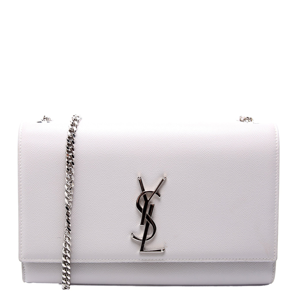 Kate Satchel Grain De Poudre Medium  Grey
