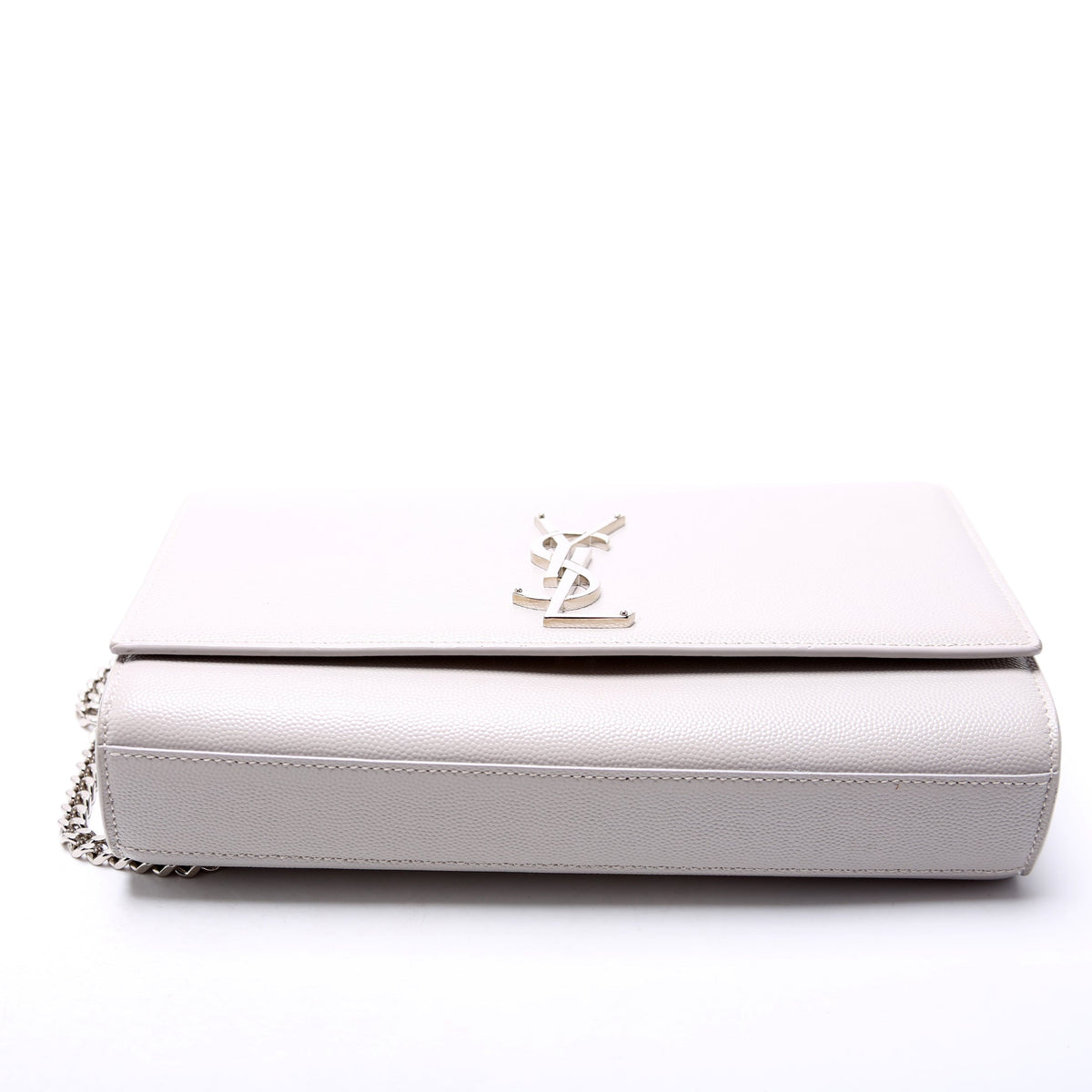 Kate Satchel Grain De Poudre Medium  Grey
