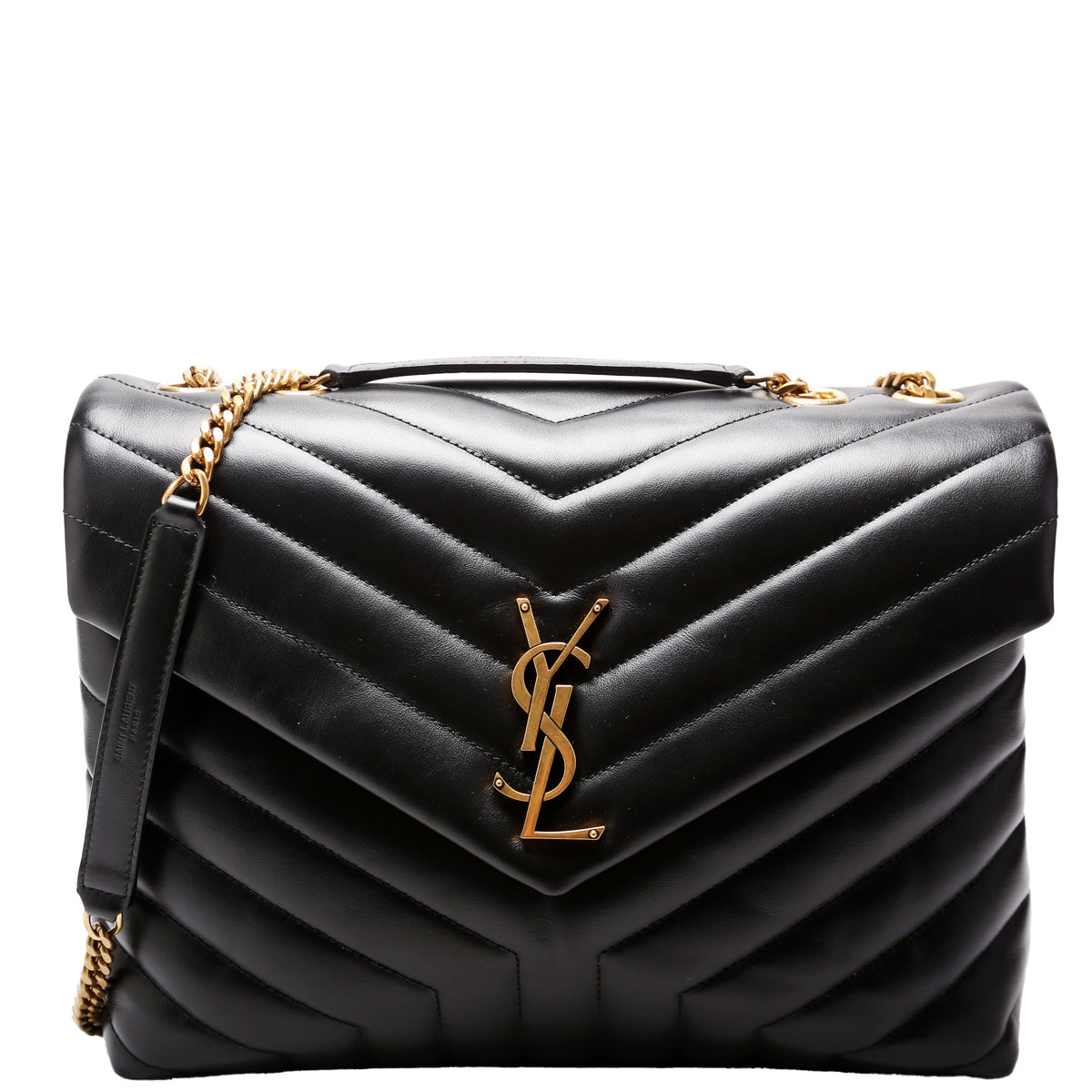 Loulou Medium Quilted Black