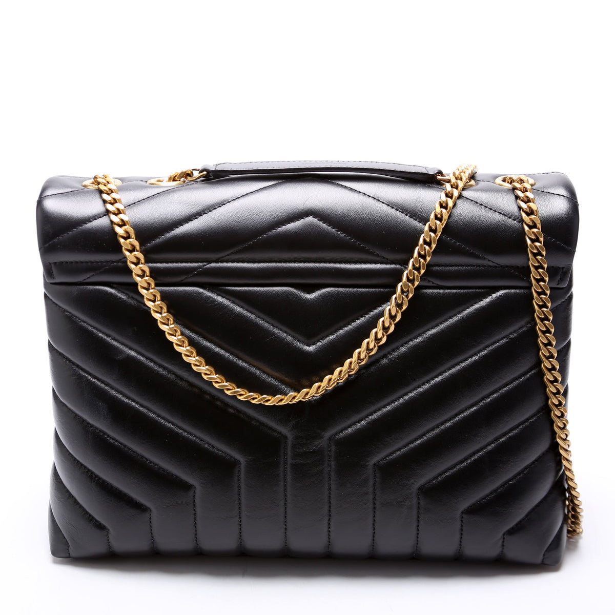 Loulou Medium Quilted Black