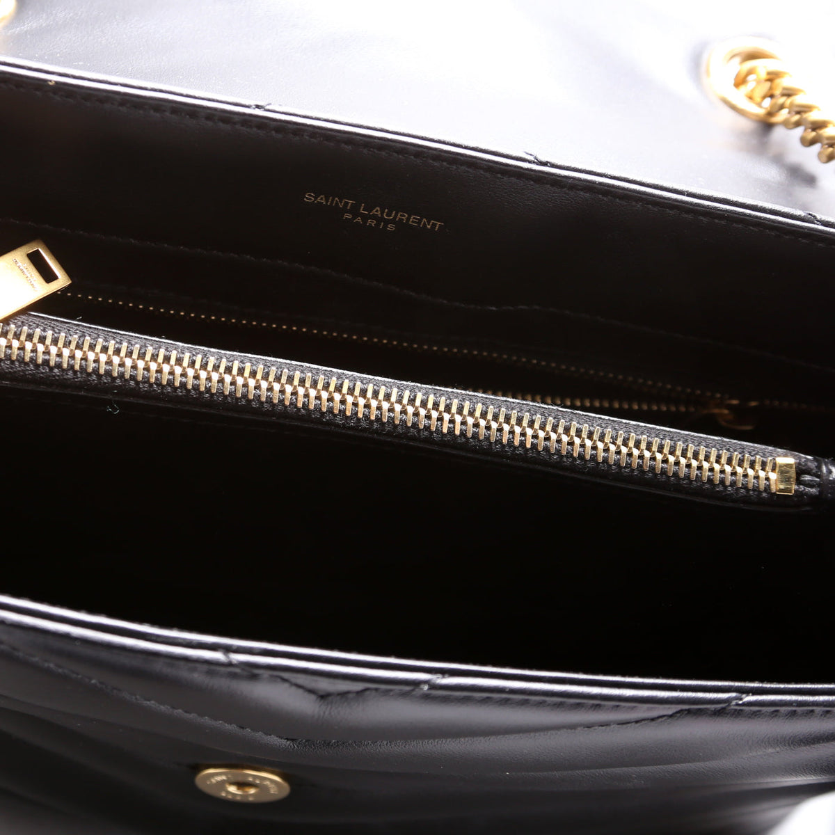 Loulou Medium Quilted Black