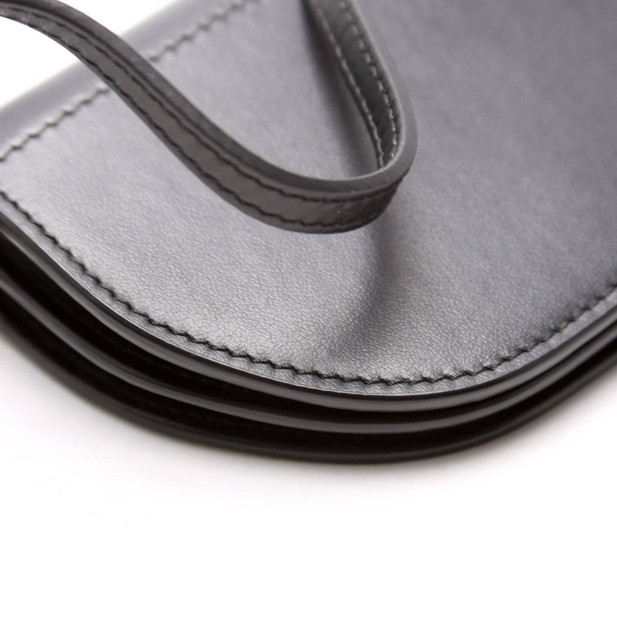 Birch Check Kelbrook Strap Coin Case Black