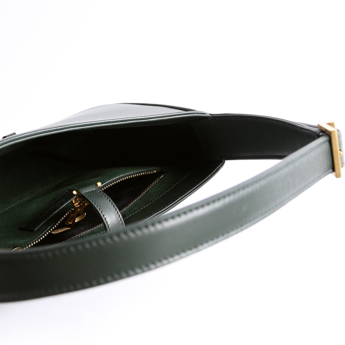 Le A   Leather Hobo Green
