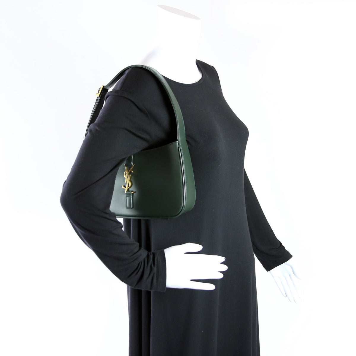 Le A   Leather Hobo Green