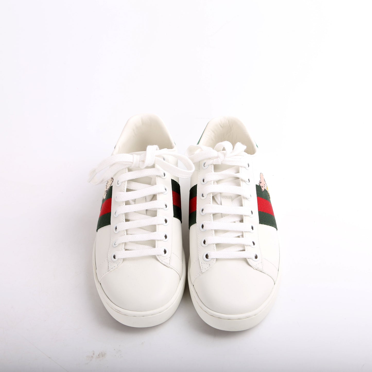 Gucci Ace Web Pig/Kitten Sneakers Size .