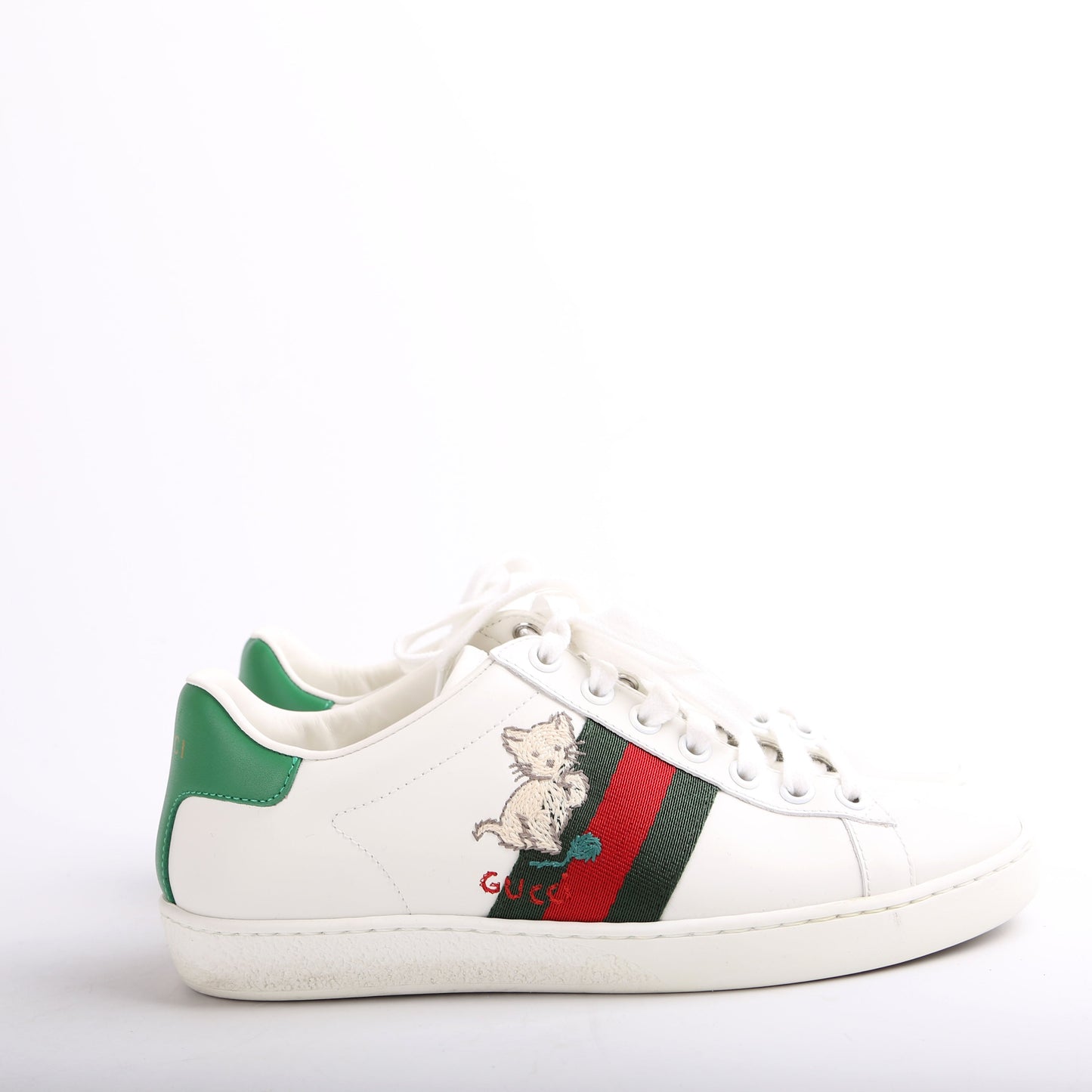 Gucci Ace Web Pig/Kitten Sneakers Size .