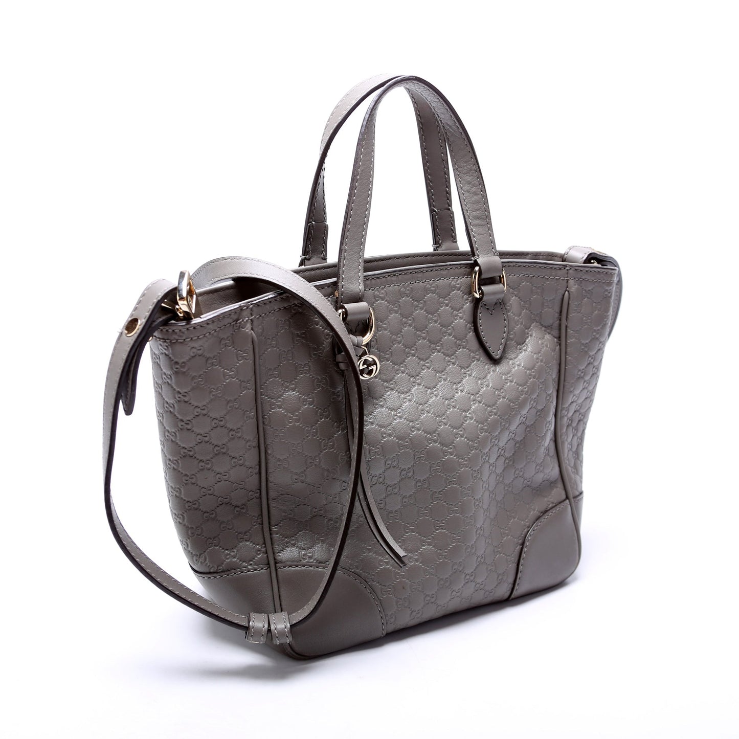 Gucci  Micro Guccissima Bree Small Tote Grey