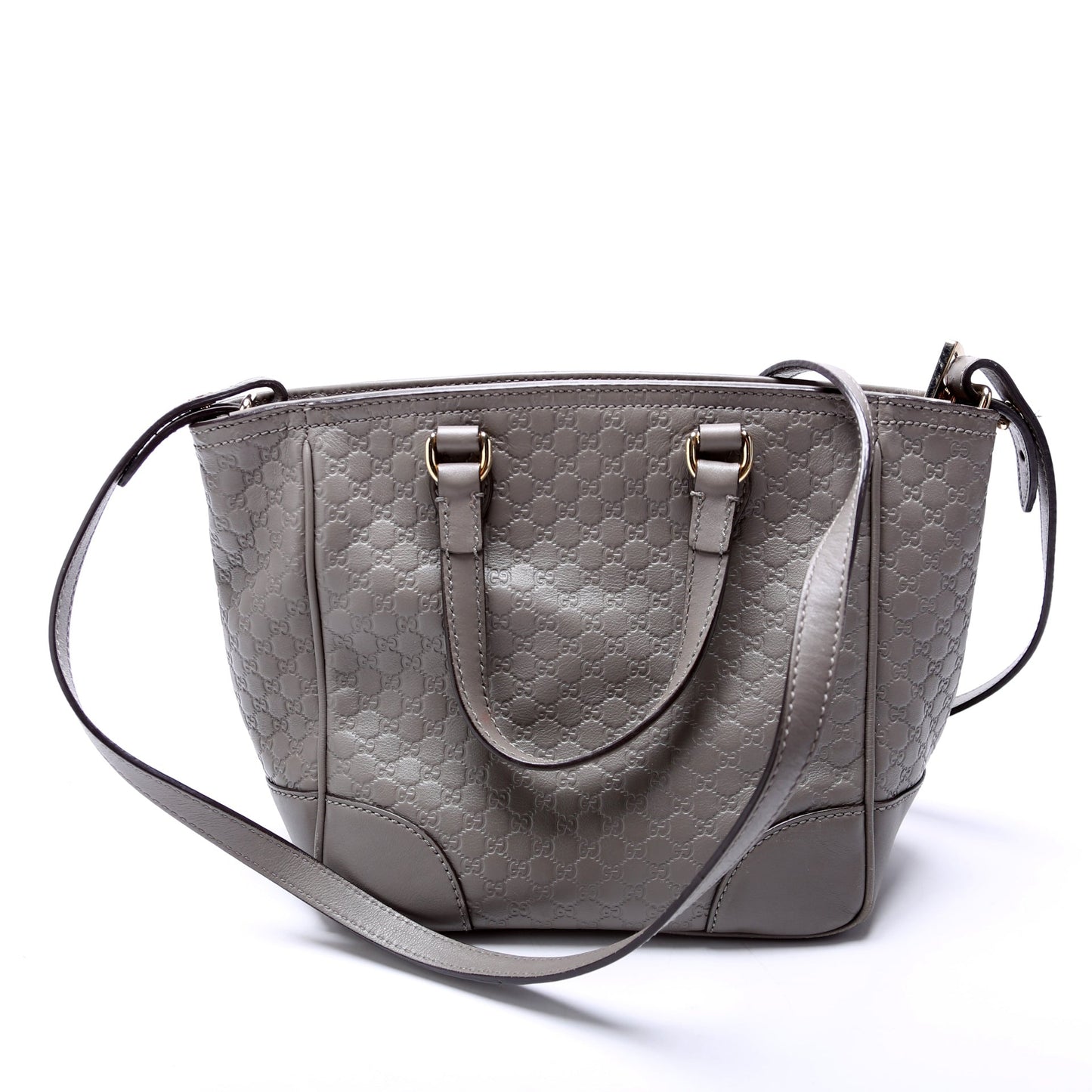 Gucci  Micro Guccissima Bree Small Tote Grey