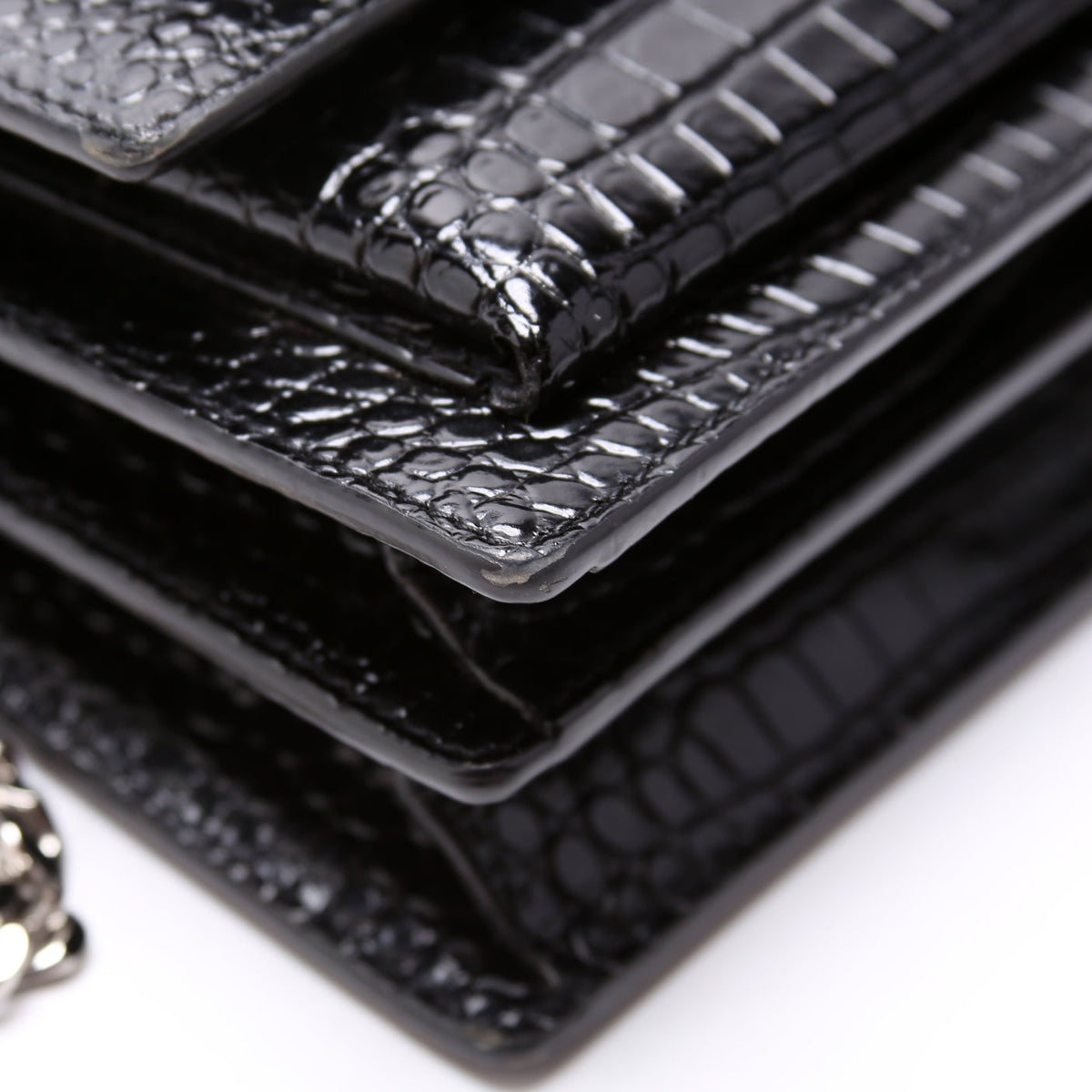 Sunset Medium Crocodile Embossed