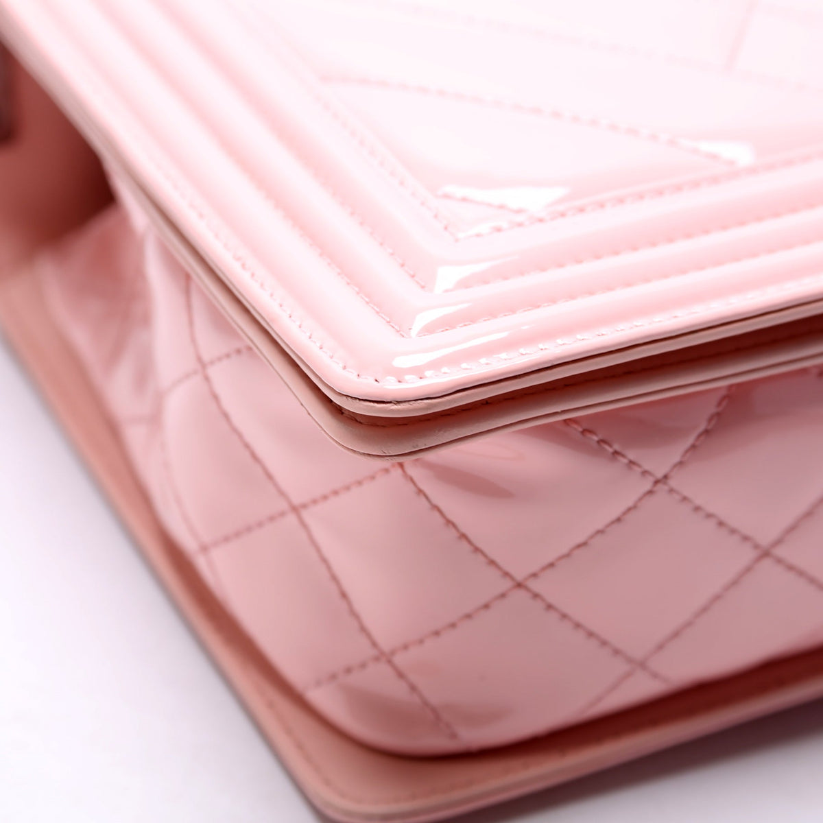 Boy Flap Medium Old Pink Patent