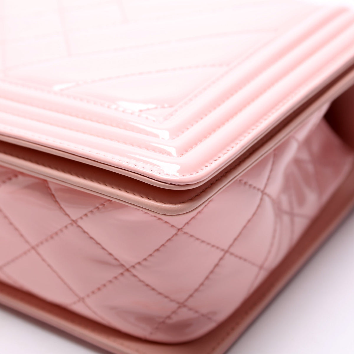 Boy Flap Medium Old Pink Patent