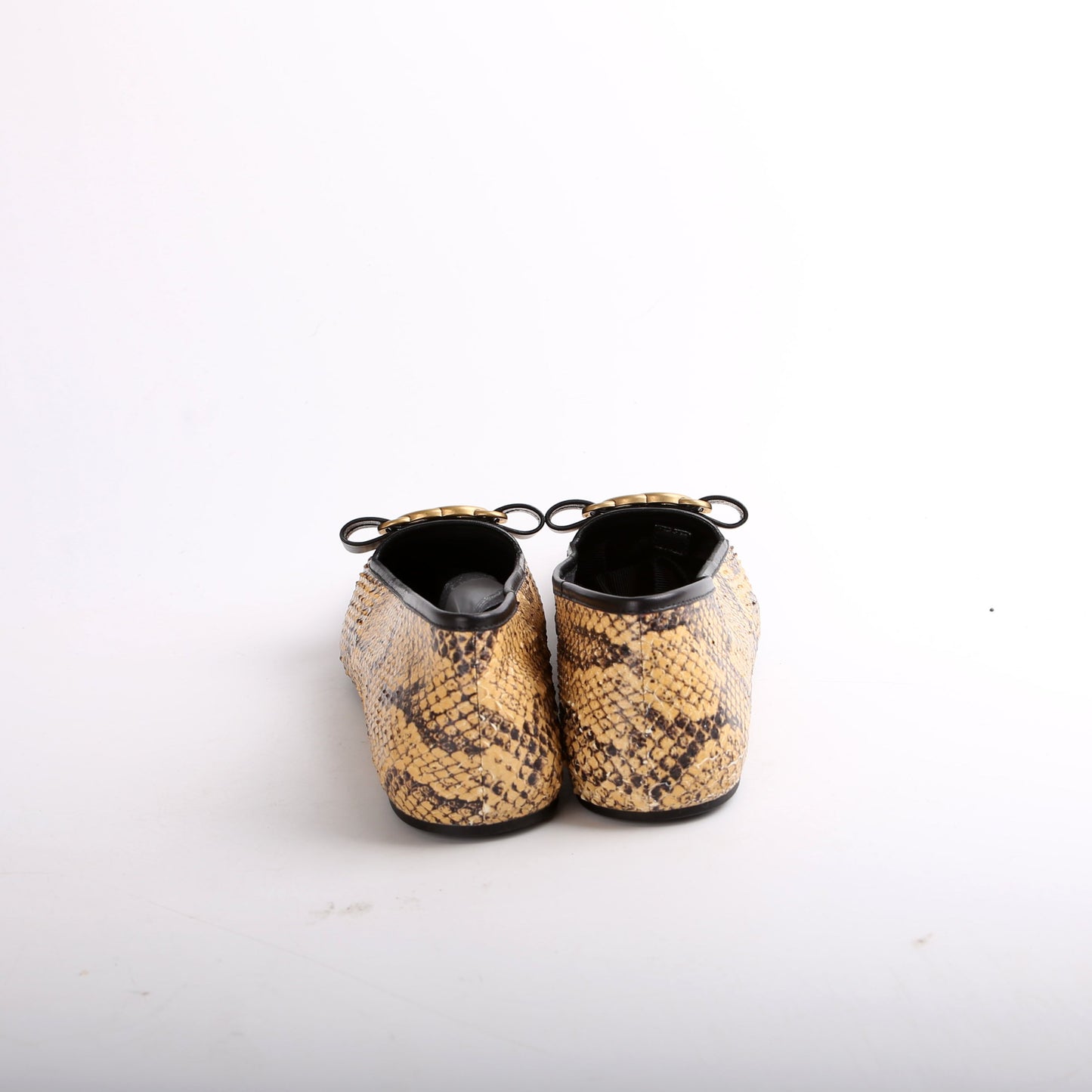 Gucci Python Ballet Flats Size .