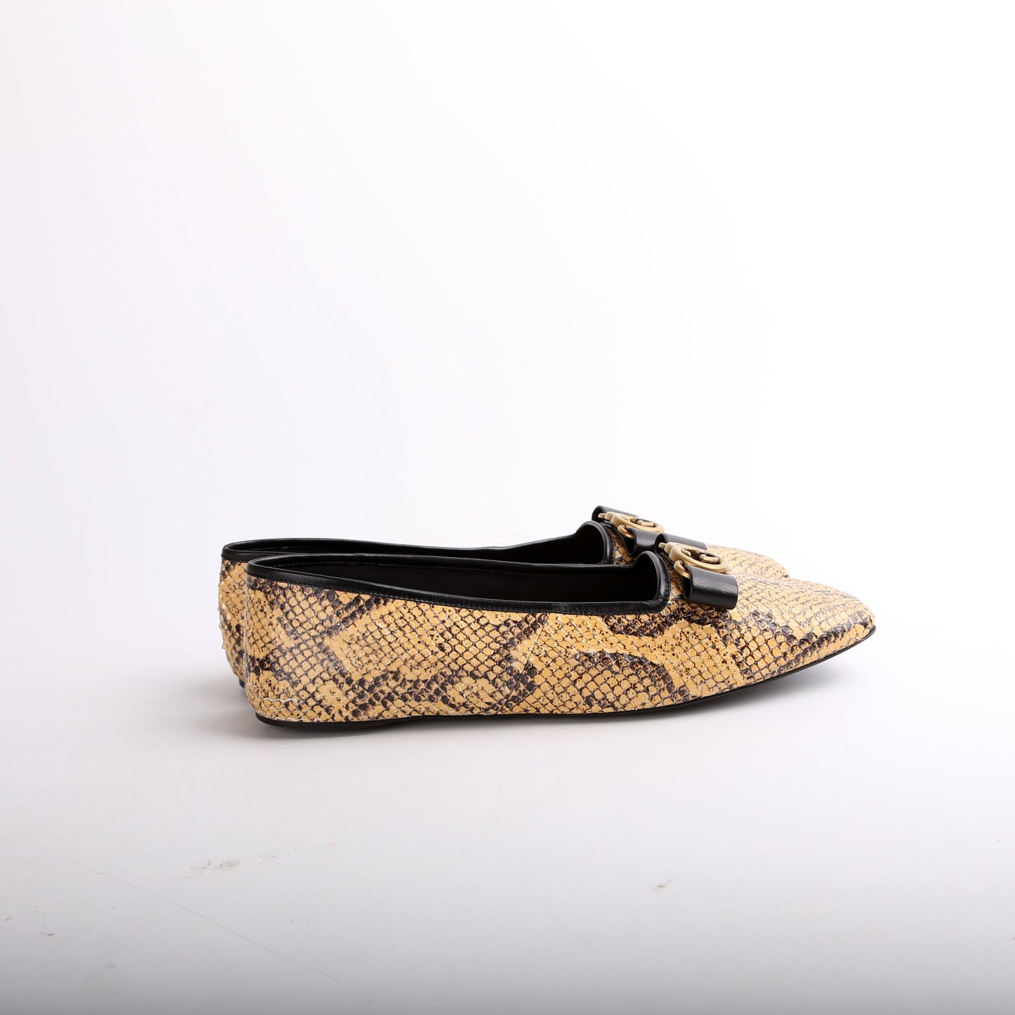 Gucci Python Ballet Flats Size .
