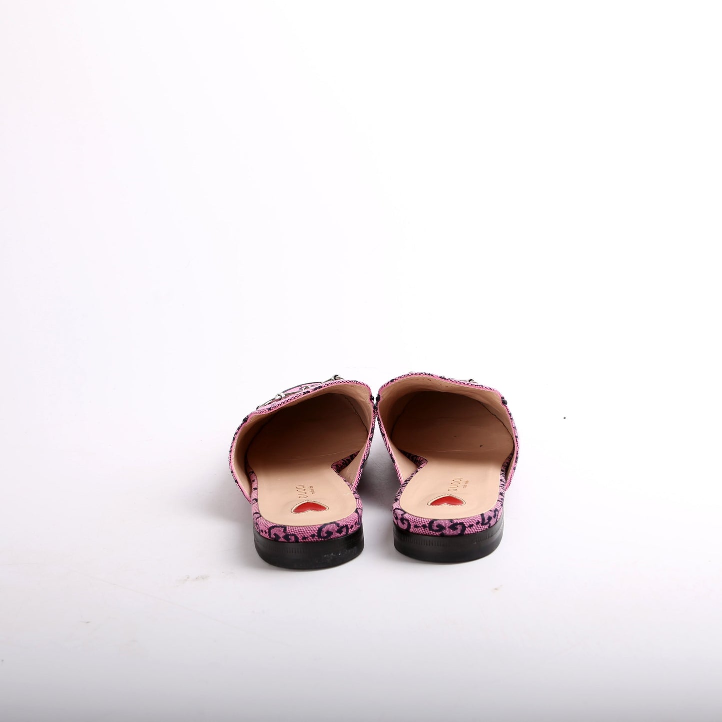 Gucci GG Canvas Princetown Mules Size .