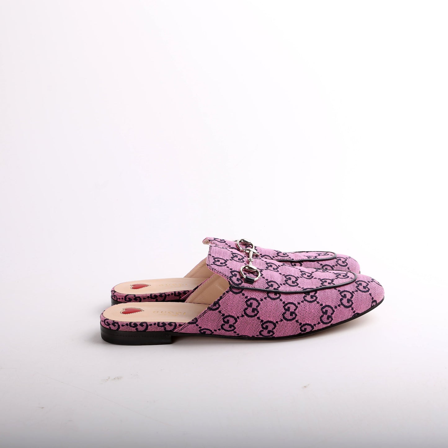 Gucci GG Canvas Princetown Mules Size .
