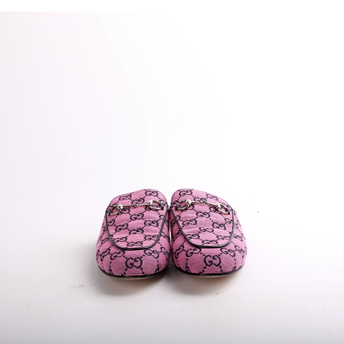Gucci GG Canvas Princetown Mules Size .