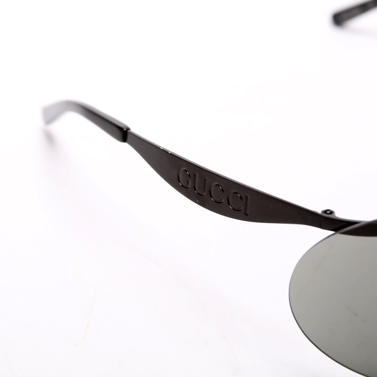 Gucci GGS Horsebit Shield Sunglasses Black