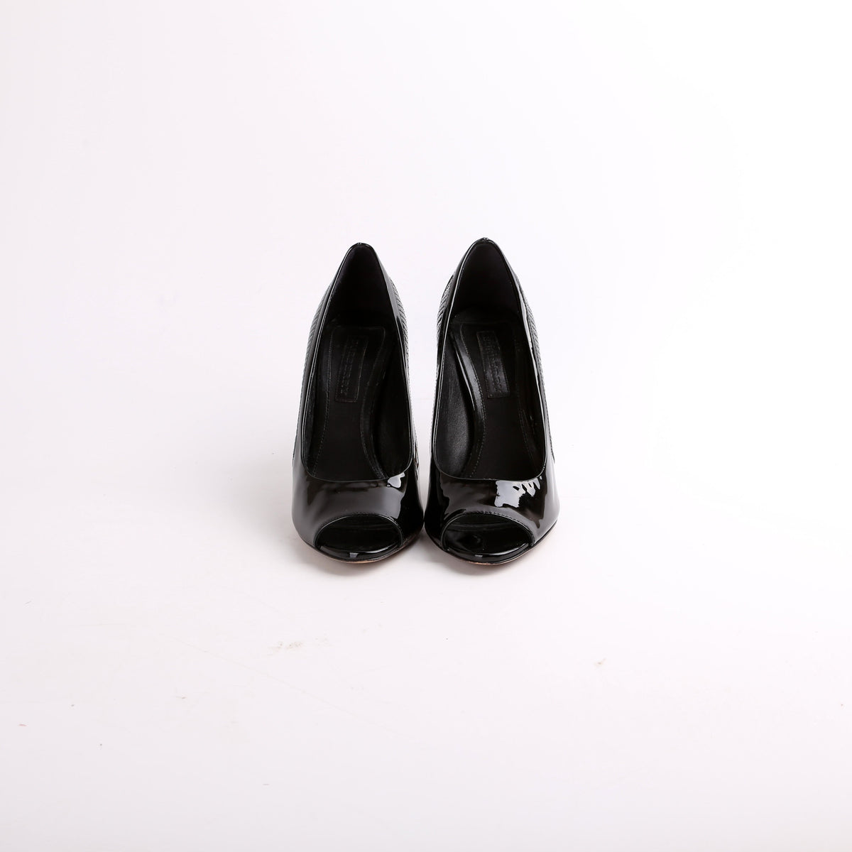 Round Open Toe Heels Size 39.5