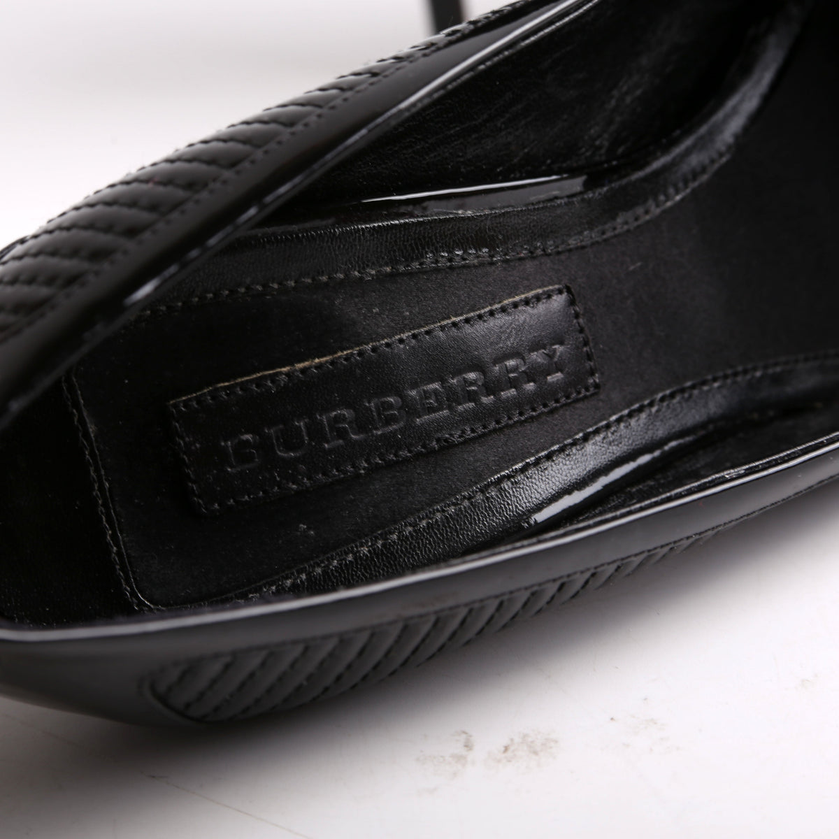 Round Open Toe Heels Size 39.5
