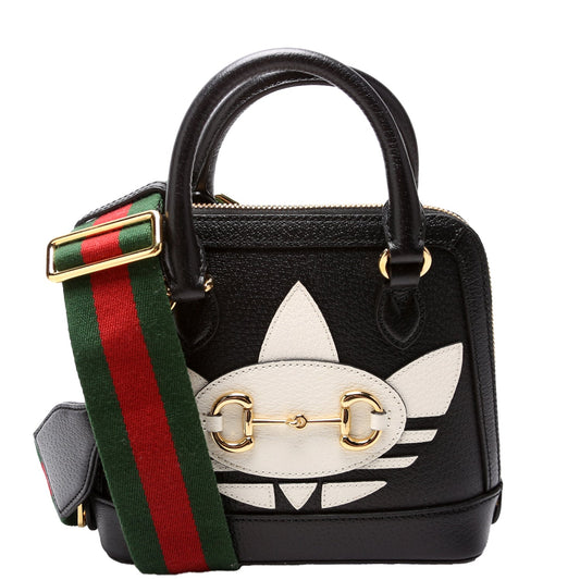 Gucci  X Adidas Horsebit  Mini Black/White
