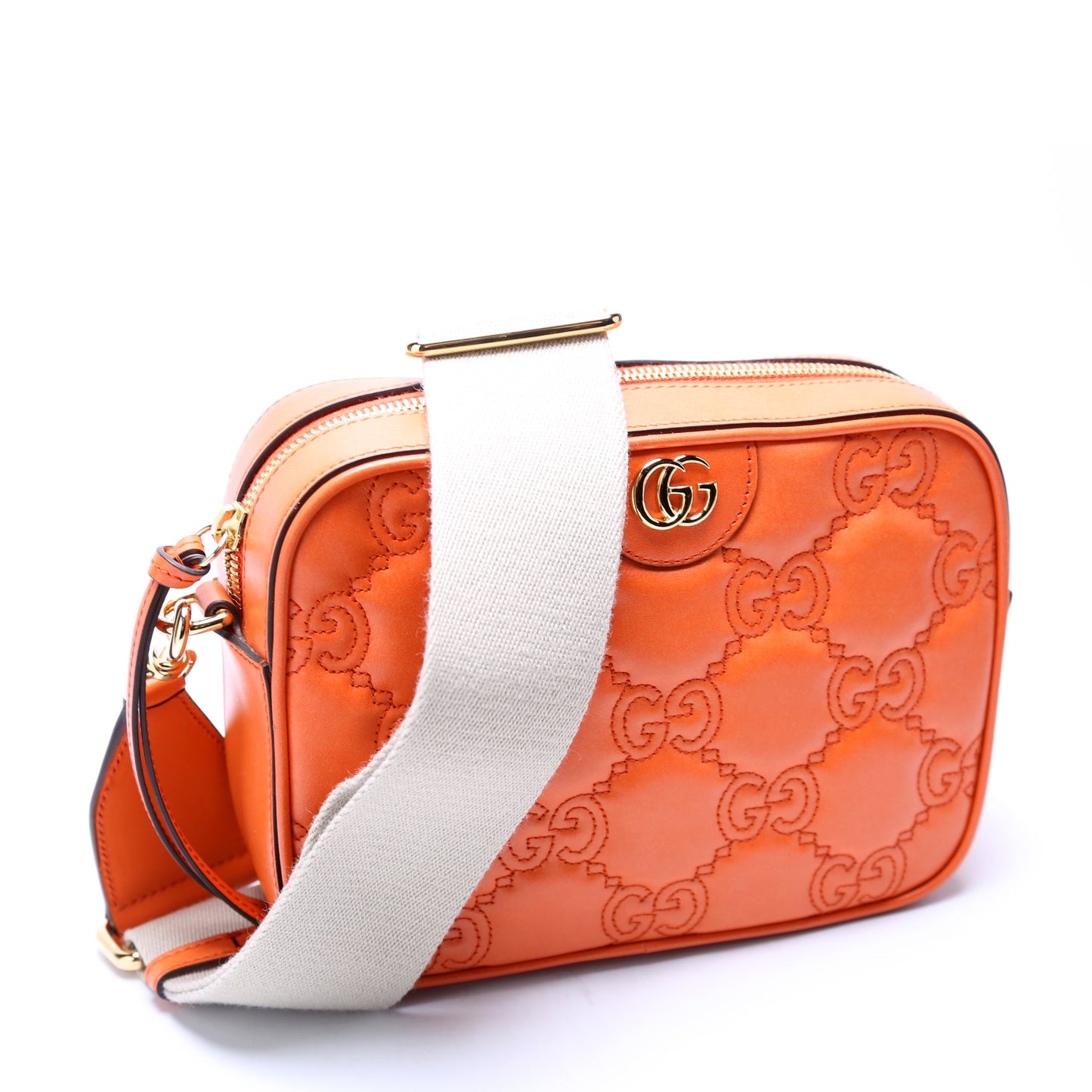 Gucci  GG Matelasse Small Orange