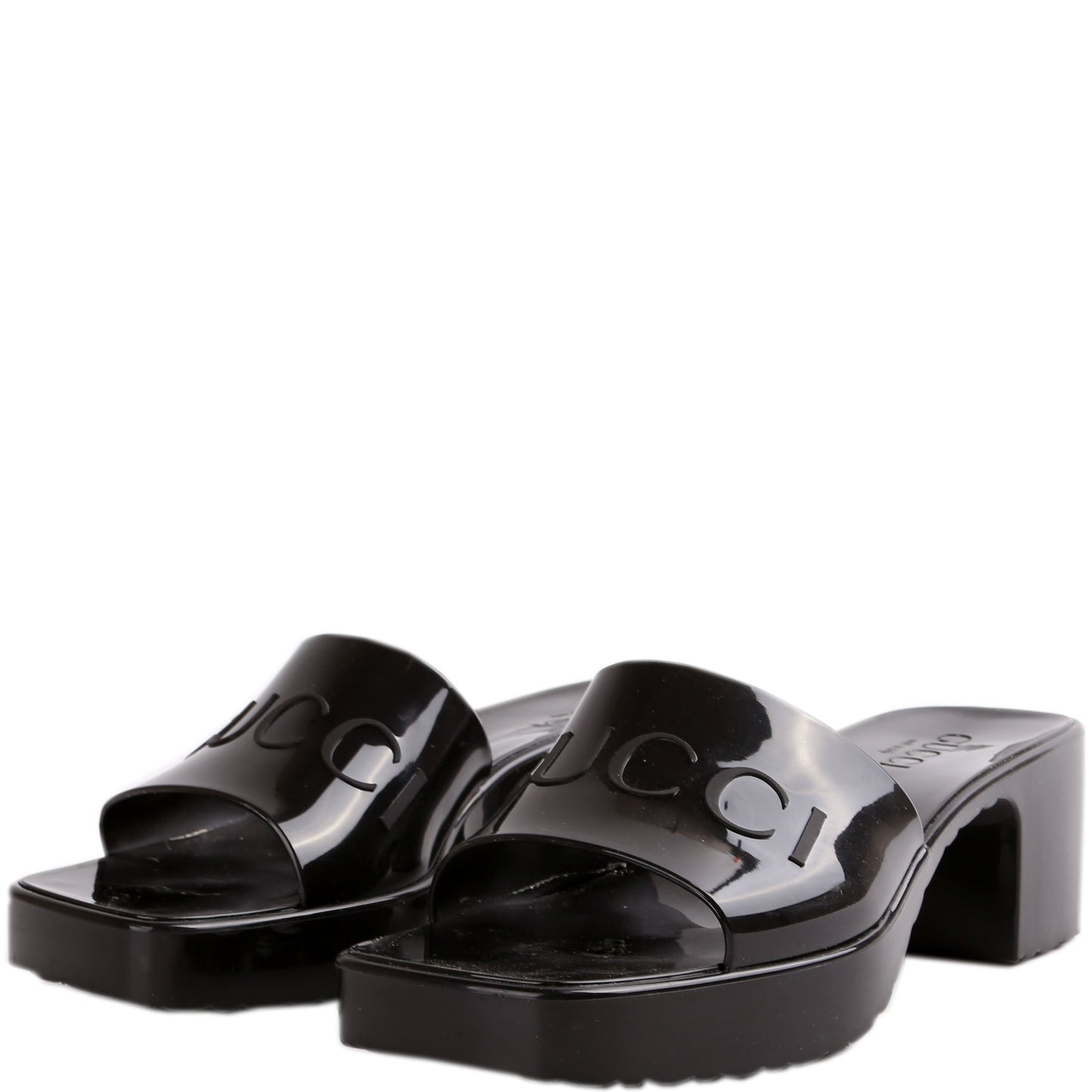 Gucci Rubber Mules Slides Size