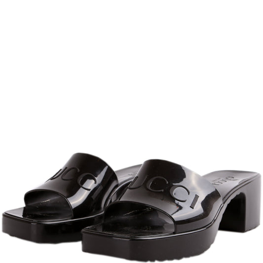 Gucci Rubber Mules Slides Size