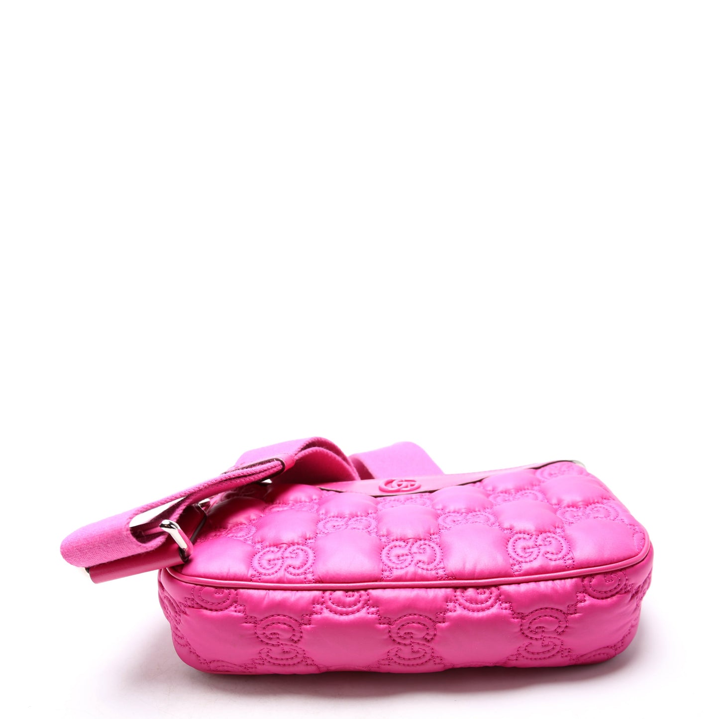 Gucci  GG Nylon Shoulder Bag Pink