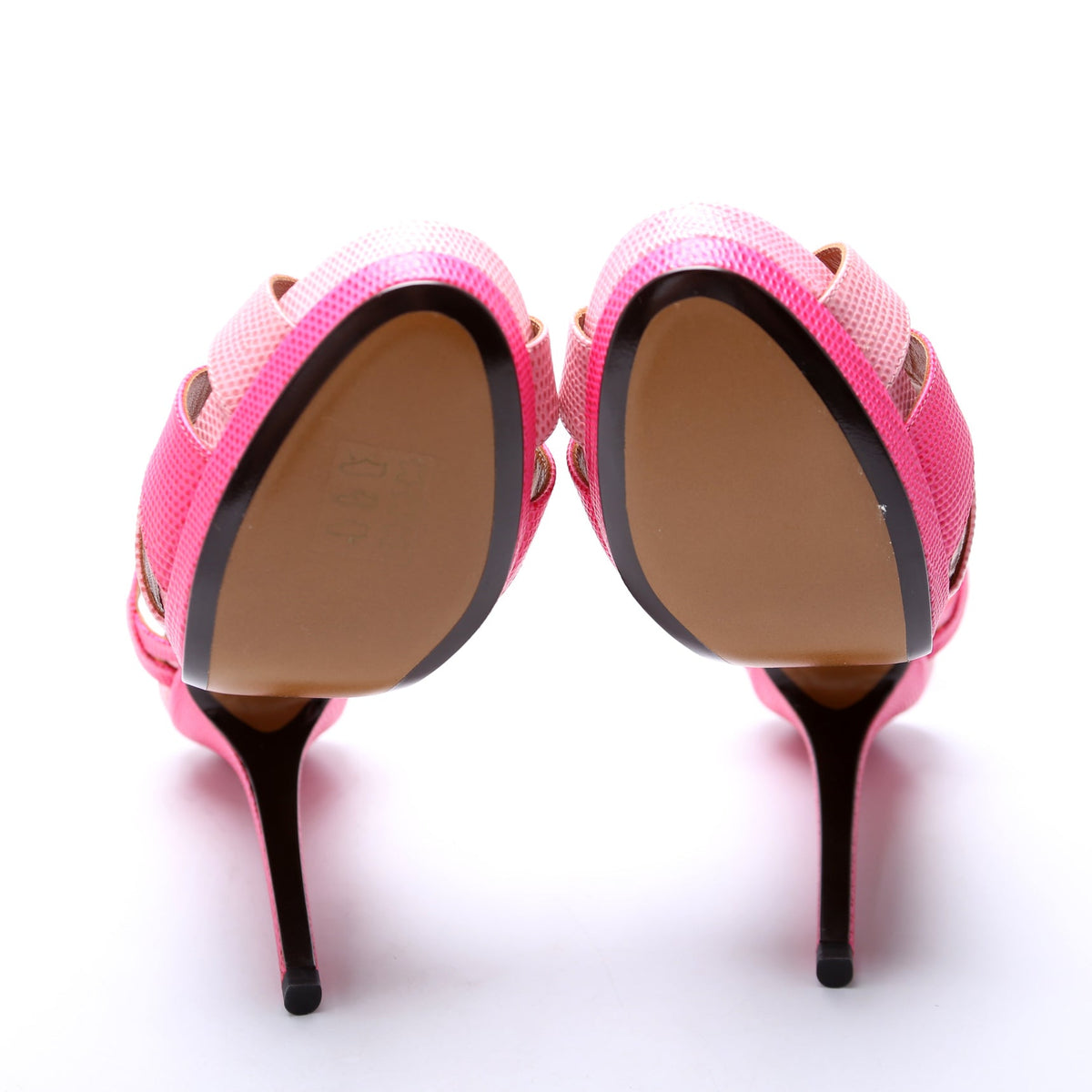 Twisted T-Strap Sandal Heels Size 39 Pink