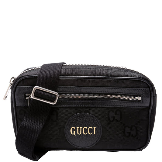 Gucci  Nylon Off the Grid Logo Belt Bag Black