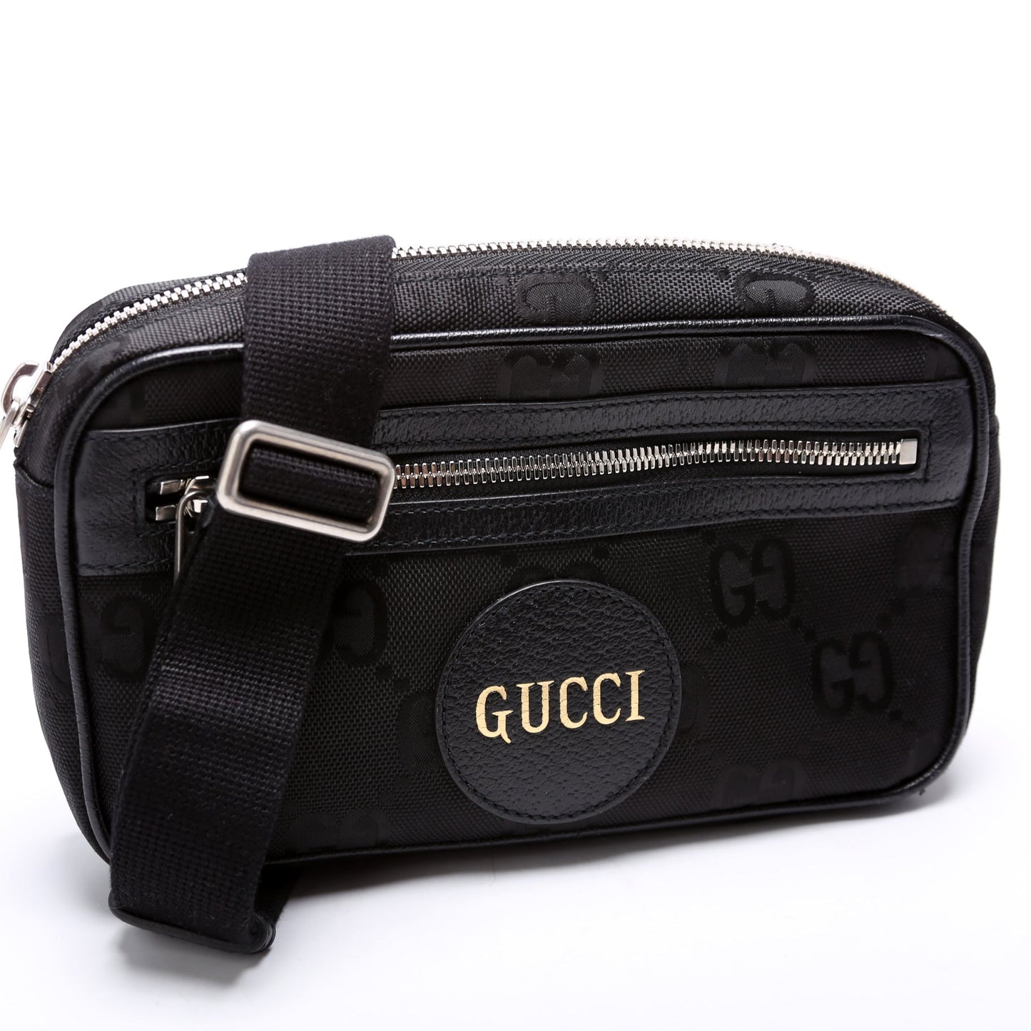 Gucci  Nylon Off the Grid Logo Belt Bag Black