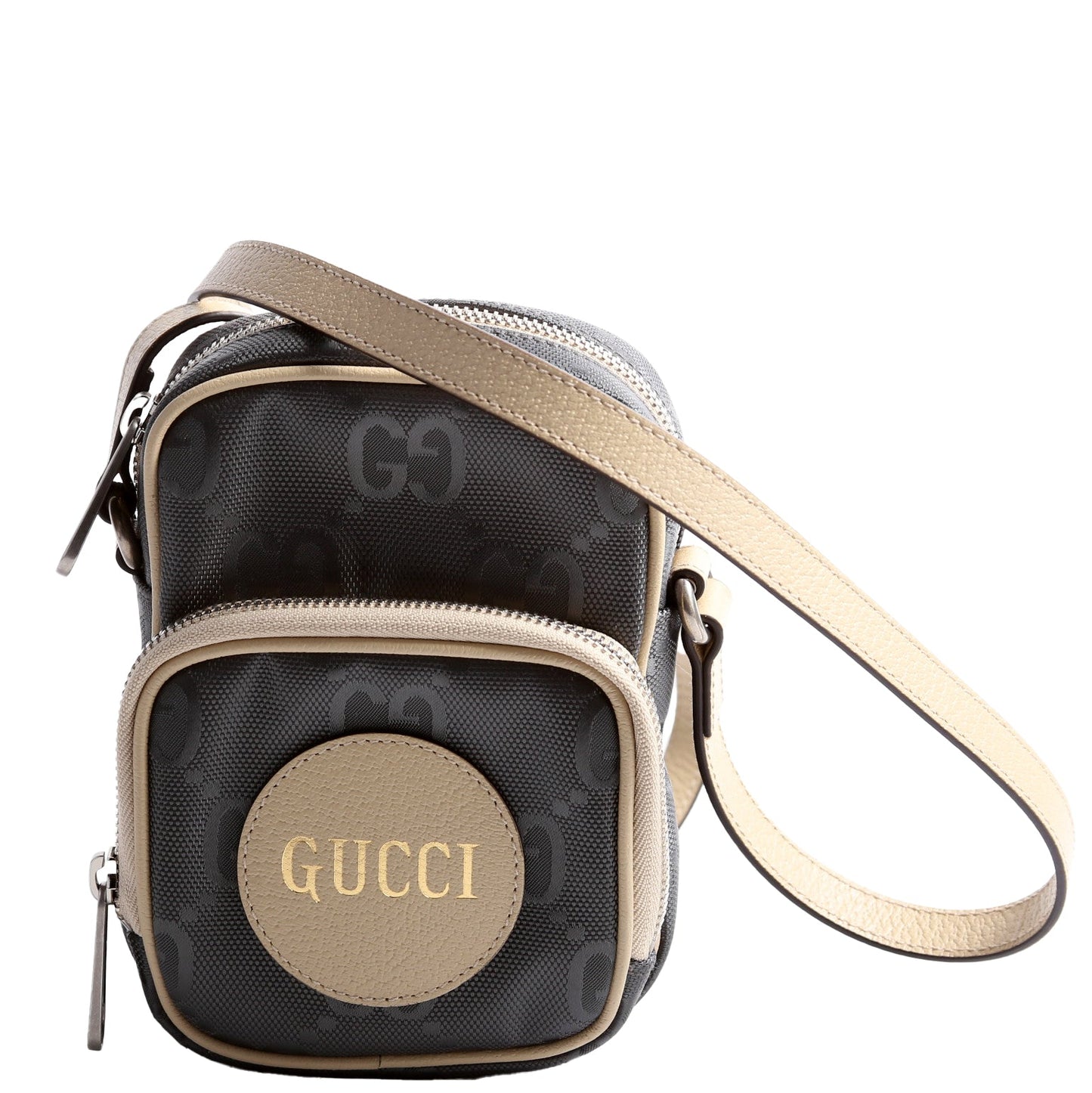 Gucci  GG Nylon Off The Grid Mini Shoulder Grey/Beige