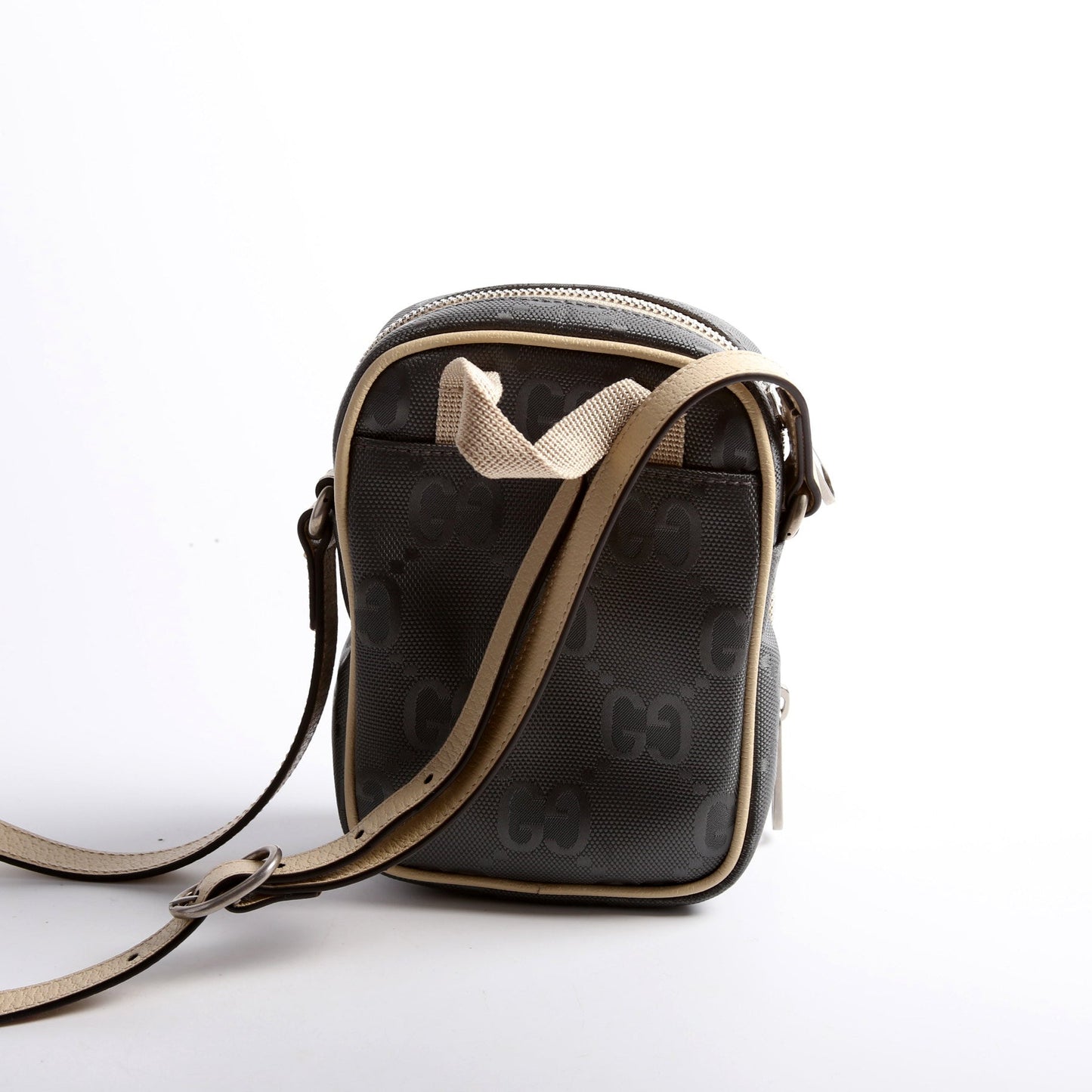 Gucci  GG Nylon Off The Grid Mini Shoulder Grey/Beige
