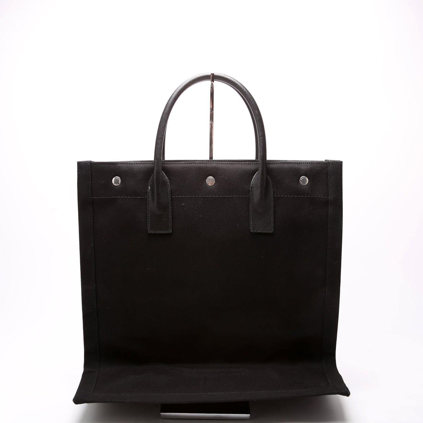 Rive Gauche Vertical Tote Bag Black
