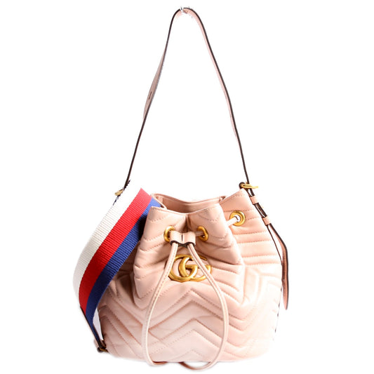 Gucci  GG Marmont Bucket Pink