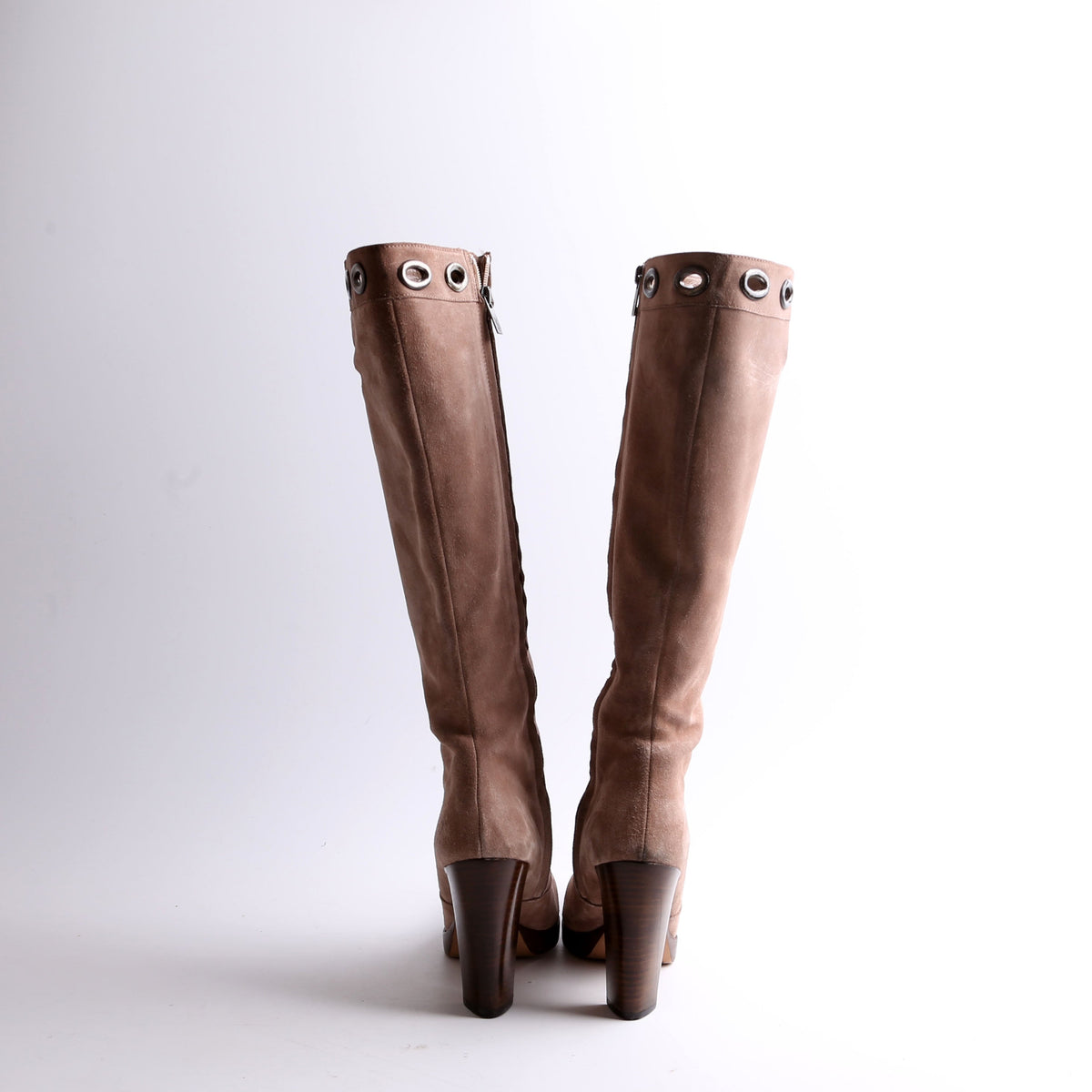 Knee High Suede Boots Size 38