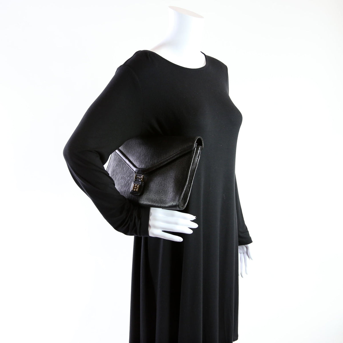 4G Vintage Clutch Black
