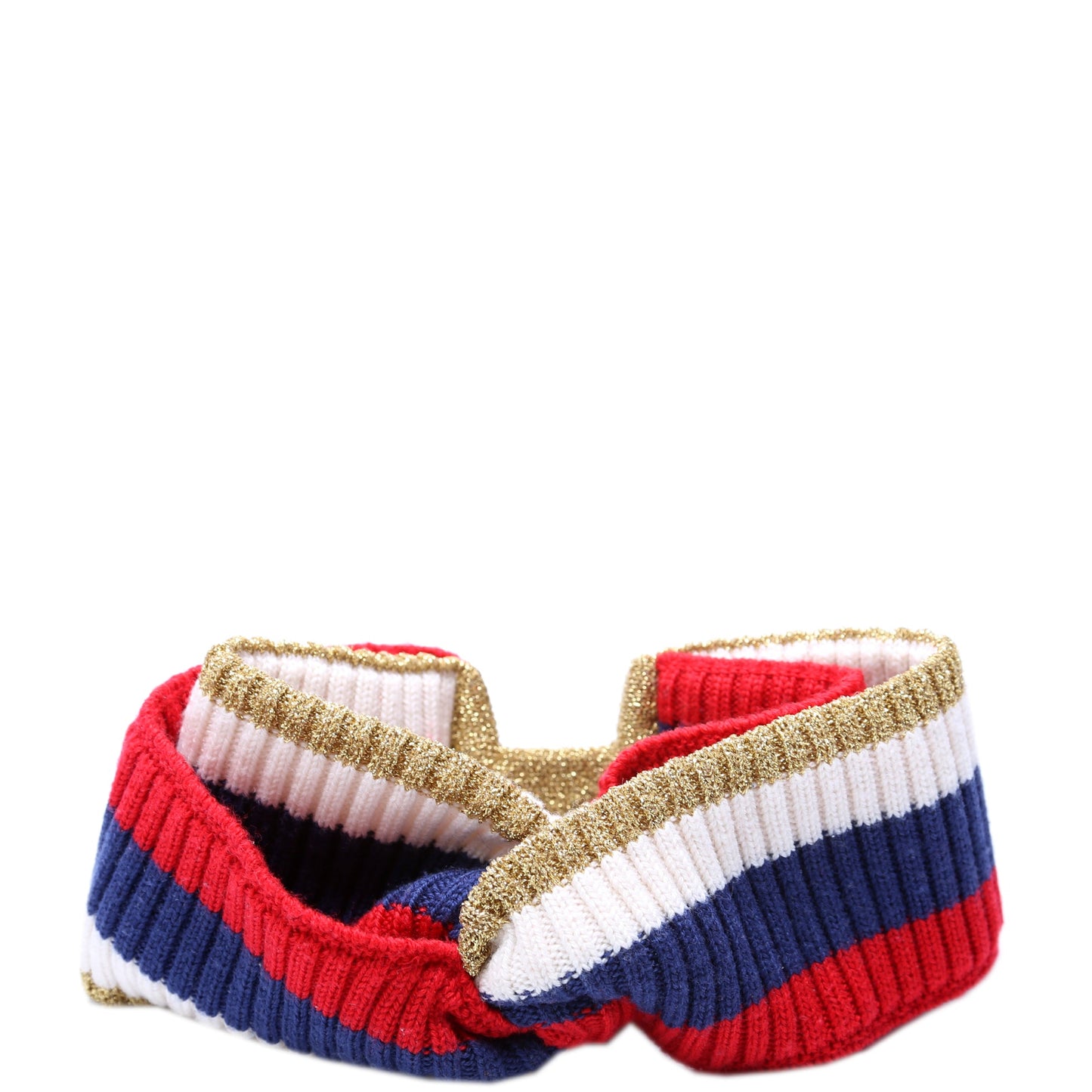Gucci Sylvia Knit Web Headband Size M Multicolor