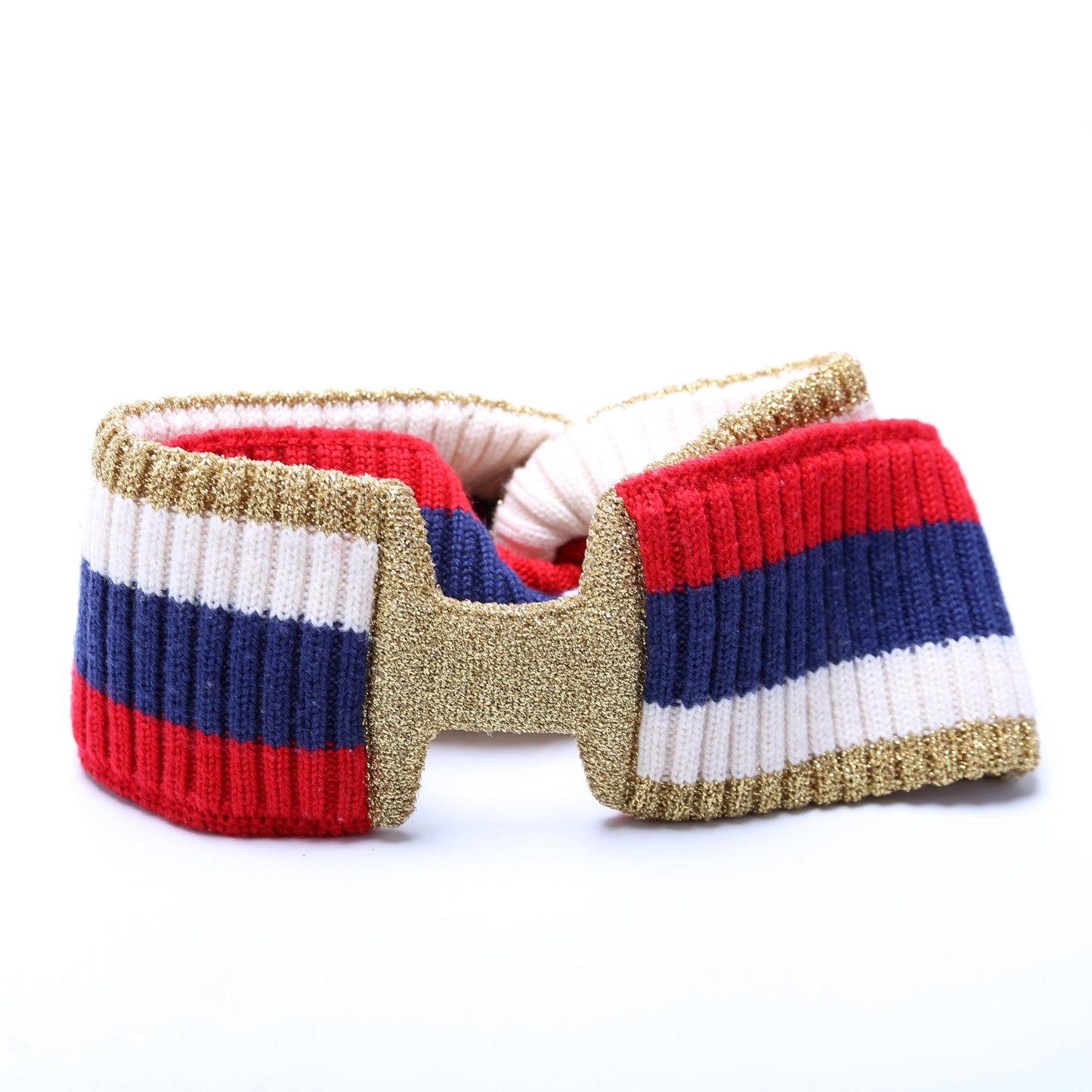 Gucci Sylvia Knit Web Headband Size M Multicolor