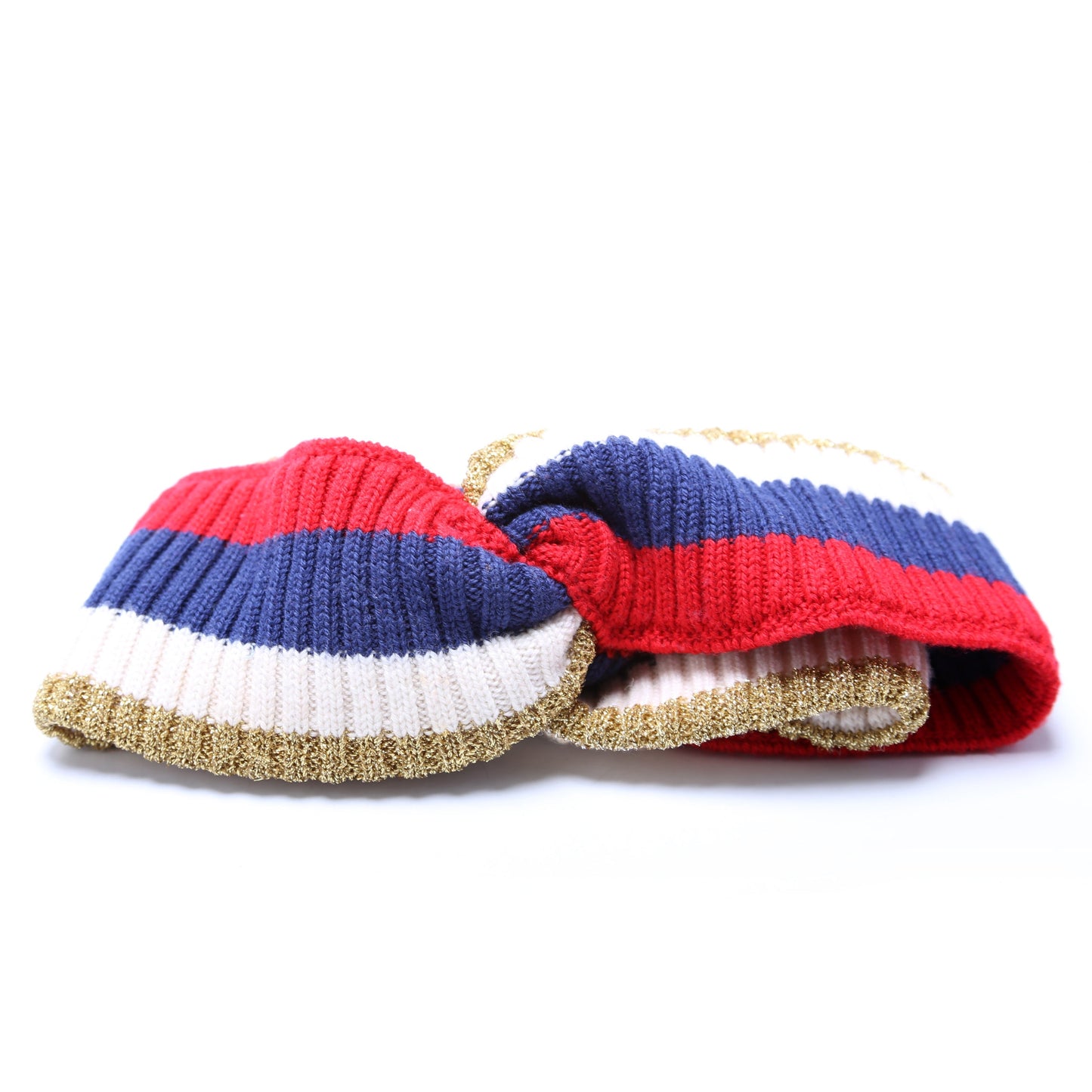 Gucci Sylvia Knit Web Headband Size M Multicolor