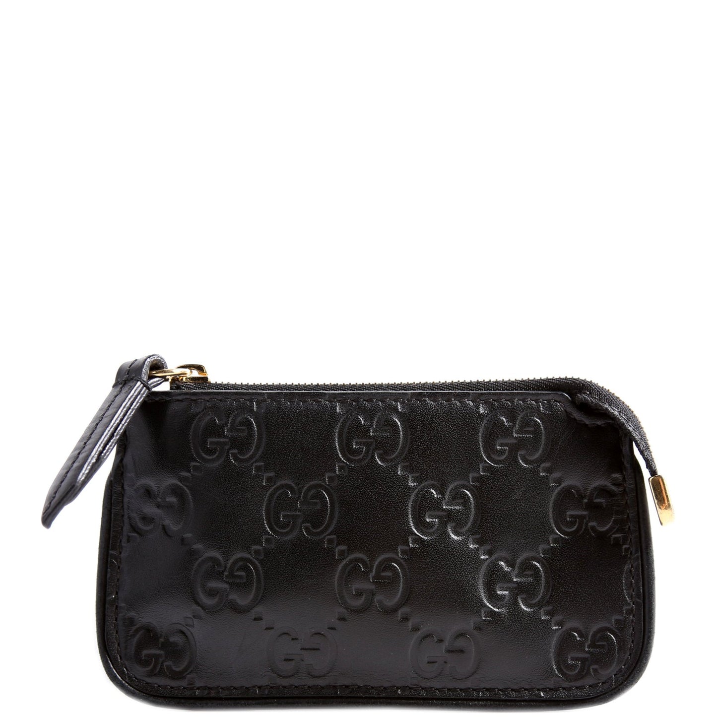 Gucci  GG Leather Key Pouch Black