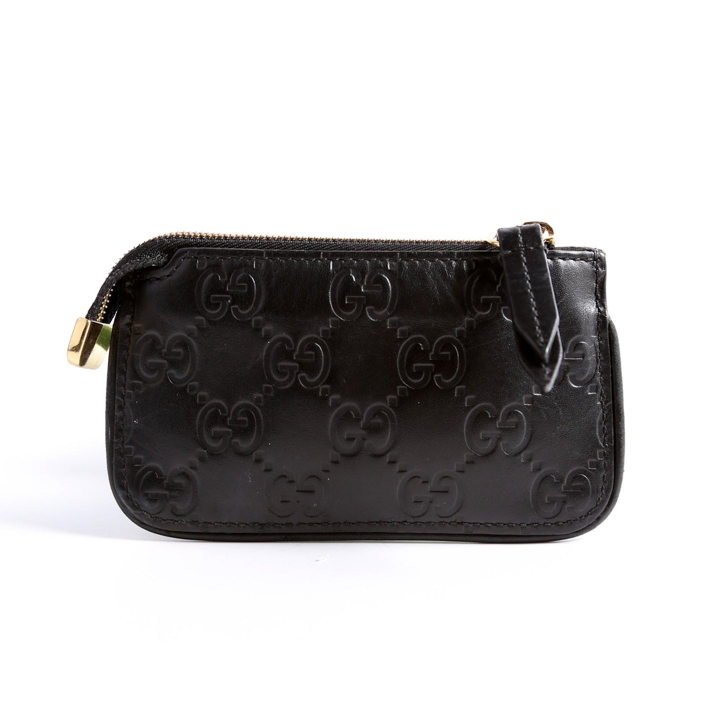 Gucci  GG Leather Key Pouch Black