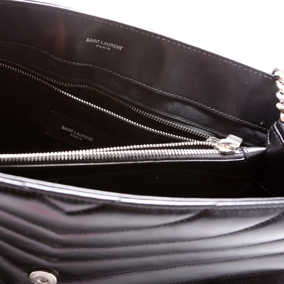 487215 Loulou Satchel Large Black