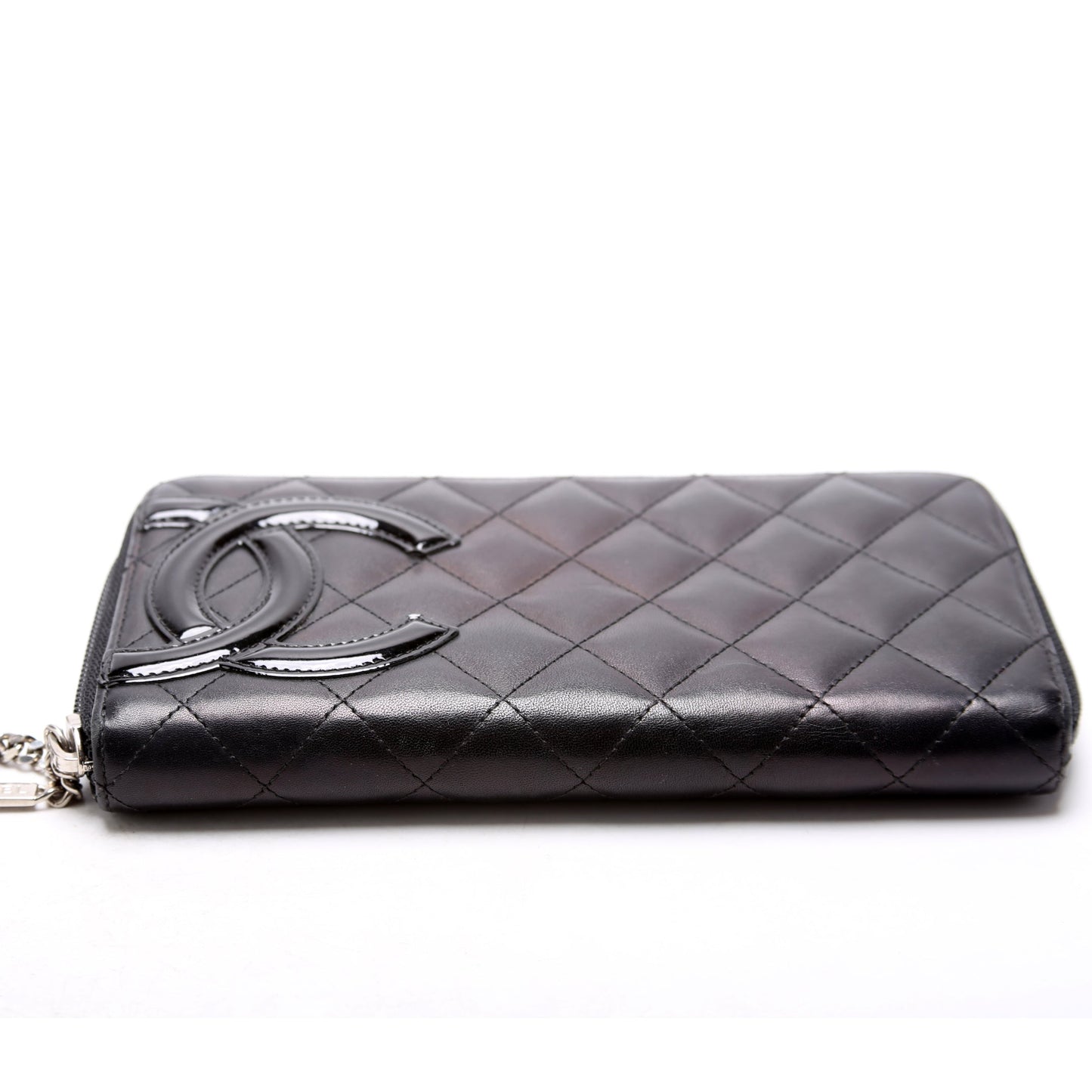 Cambon Ligne Zip Around Long Wallet Black