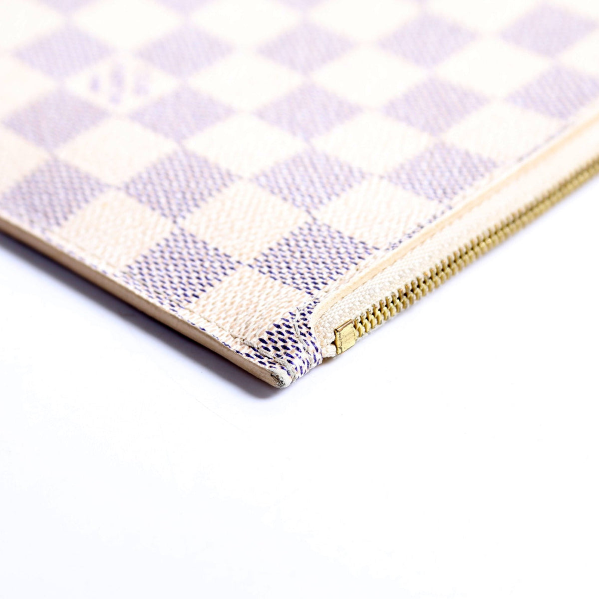 Pochette Only Damier Azur Neverfull Beige