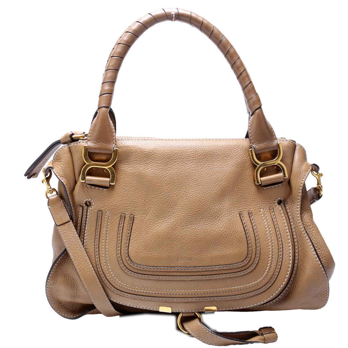Marcie Satchel Medium 2Way Tan
