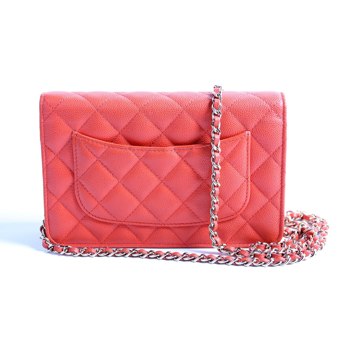 WOC Classic Quilted Caviar Orange