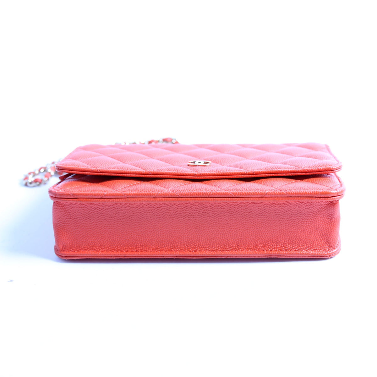 WOC Classic Quilted Caviar Orange